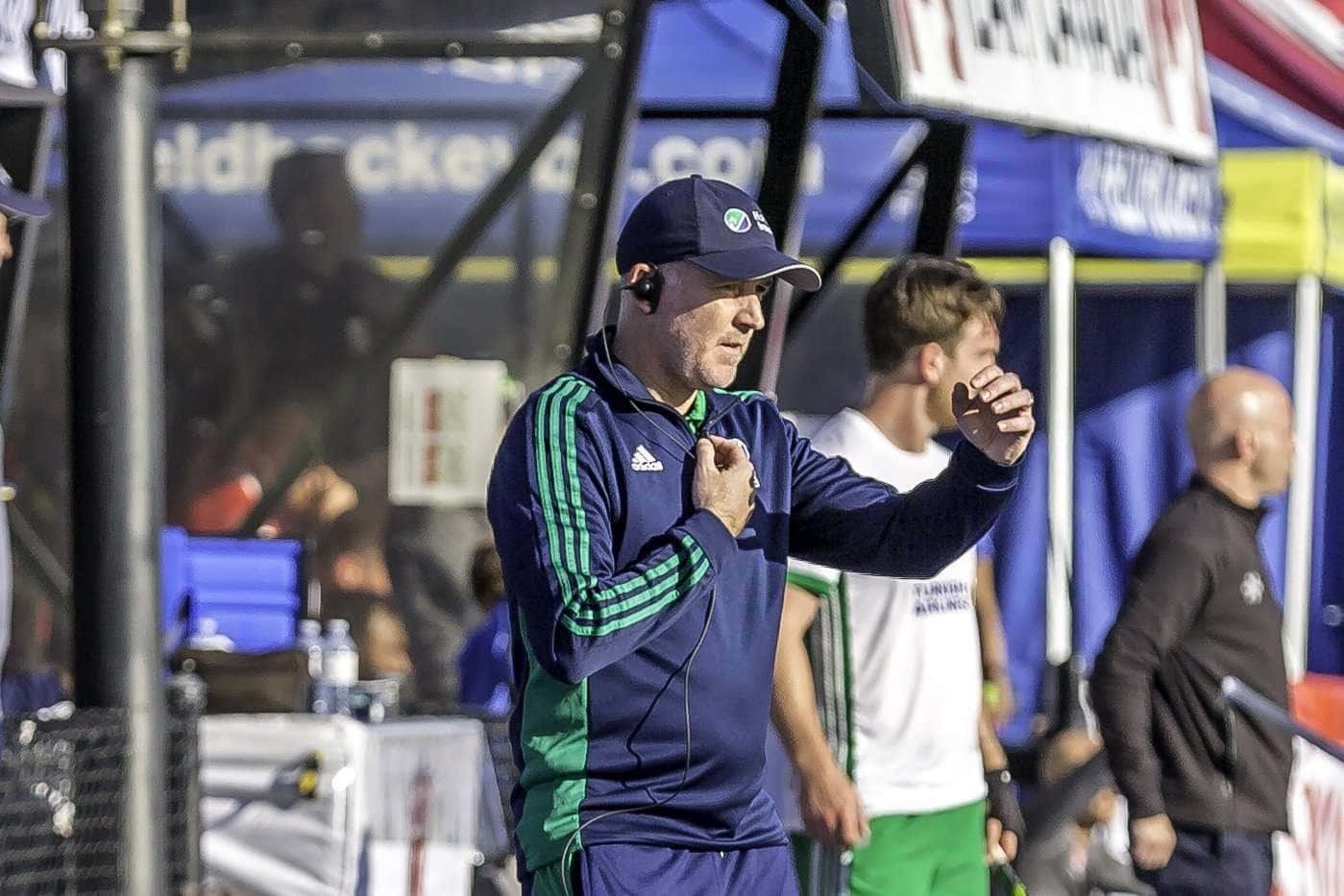 Ireland 17 Tumilty in action at the 2019 Olympic Qualifier - Ireland - IRELAND