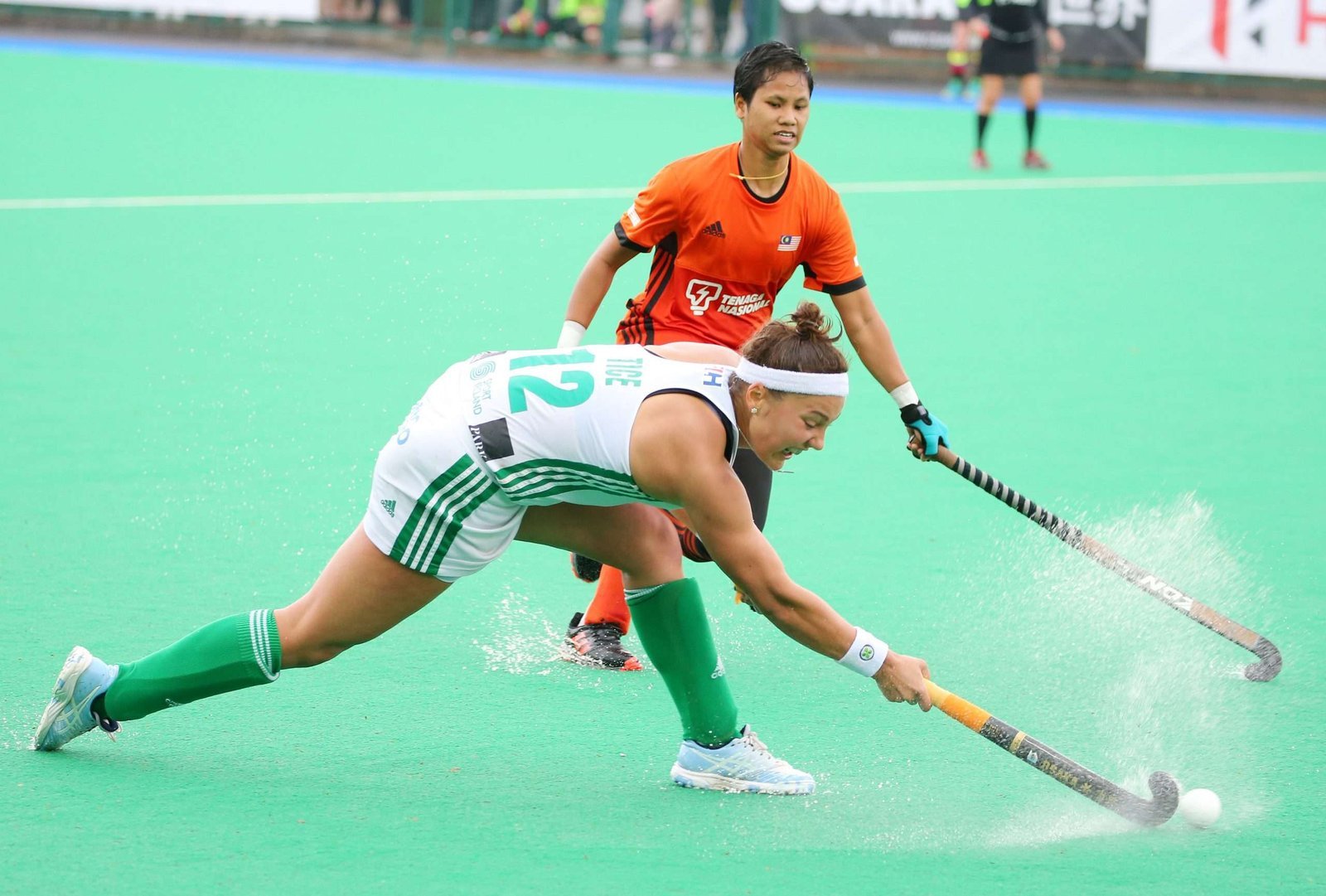 Ireland 15 Press Eye - Belfast - Northern Ireland - 8th June 2019 FIH WomenÕs Series Finals Banbridge 2019 Game: Ireland Vs Malaysia. Photo by Jonathan Porter / Press Eye . Ireland Vs Malaysia