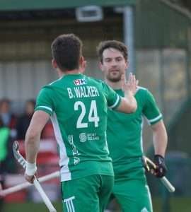 Home 53 Ben Walker celebrates his second goal with Jeremy Duncan. PIc Sarah Campion e1634909571824