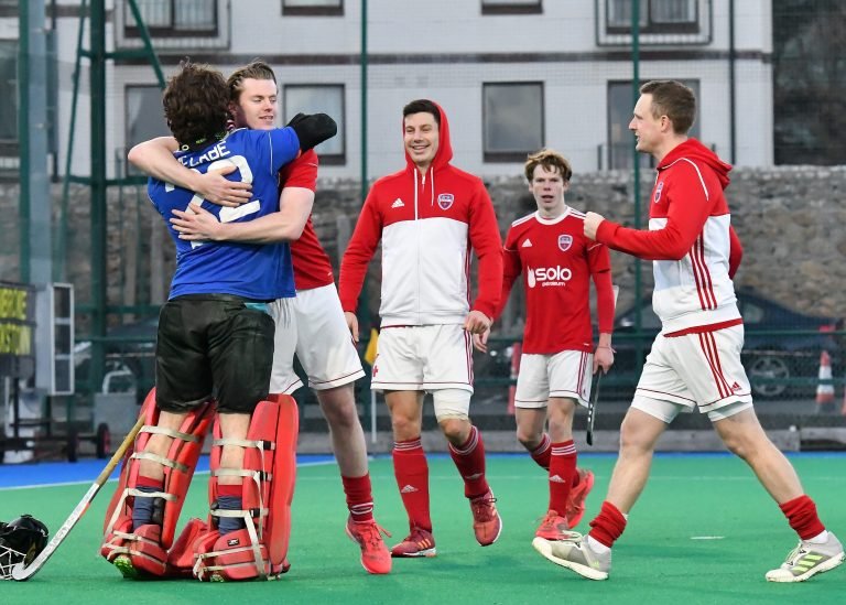 Home 21 Cookstown celebrate their shoot out win Pic Adrian Boehm - Home - Dont Miss