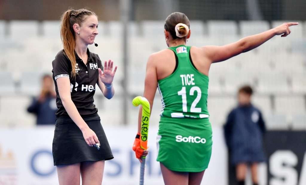 2022 1438 17050 001 c4 16 - Ireland: Ireland Left Chasing Semi-final Berth After Opening Loss - Ireland women suffered a 2-0 loss to favourites Spain in their opening match of the Women’s FIH Hockey Nations Cup this afternoon. Sean Dancer’s side were chasing the game almost from the outset as Spain started the game in electric fashion, winning a penalty corner inside two minutes and slotting home a slick drag flick past Elizabeth Murphy in goal.