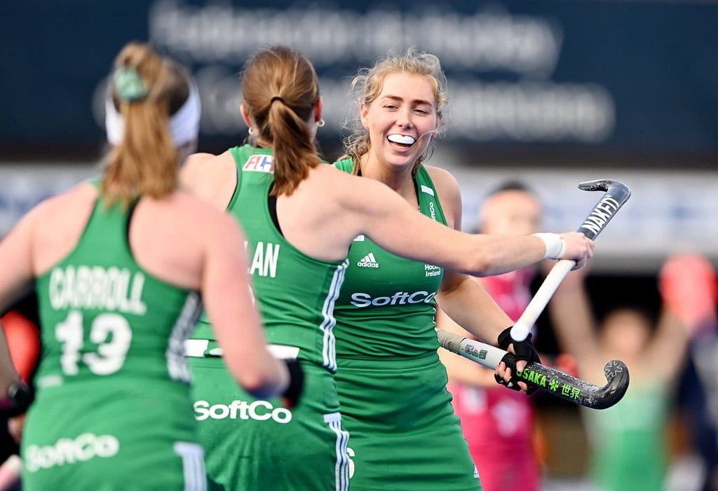 2022 1438 17065 001 c4 11 - Nations Cup: Japan Late Strike Consigns Ireland to Fourth Place in Nations Cup - After going in front twice, Ireland lost to Japan by the odd goal in five to finish in fourth position at the Women’s FIH Hockey Nations Cup this afternoon. Sean Dancer’s young side played an attractive brand of hockey all week, going toe-to-toe with some of the best sides in the world, but Japan’s cutting edge in front of goal made the difference in the end.